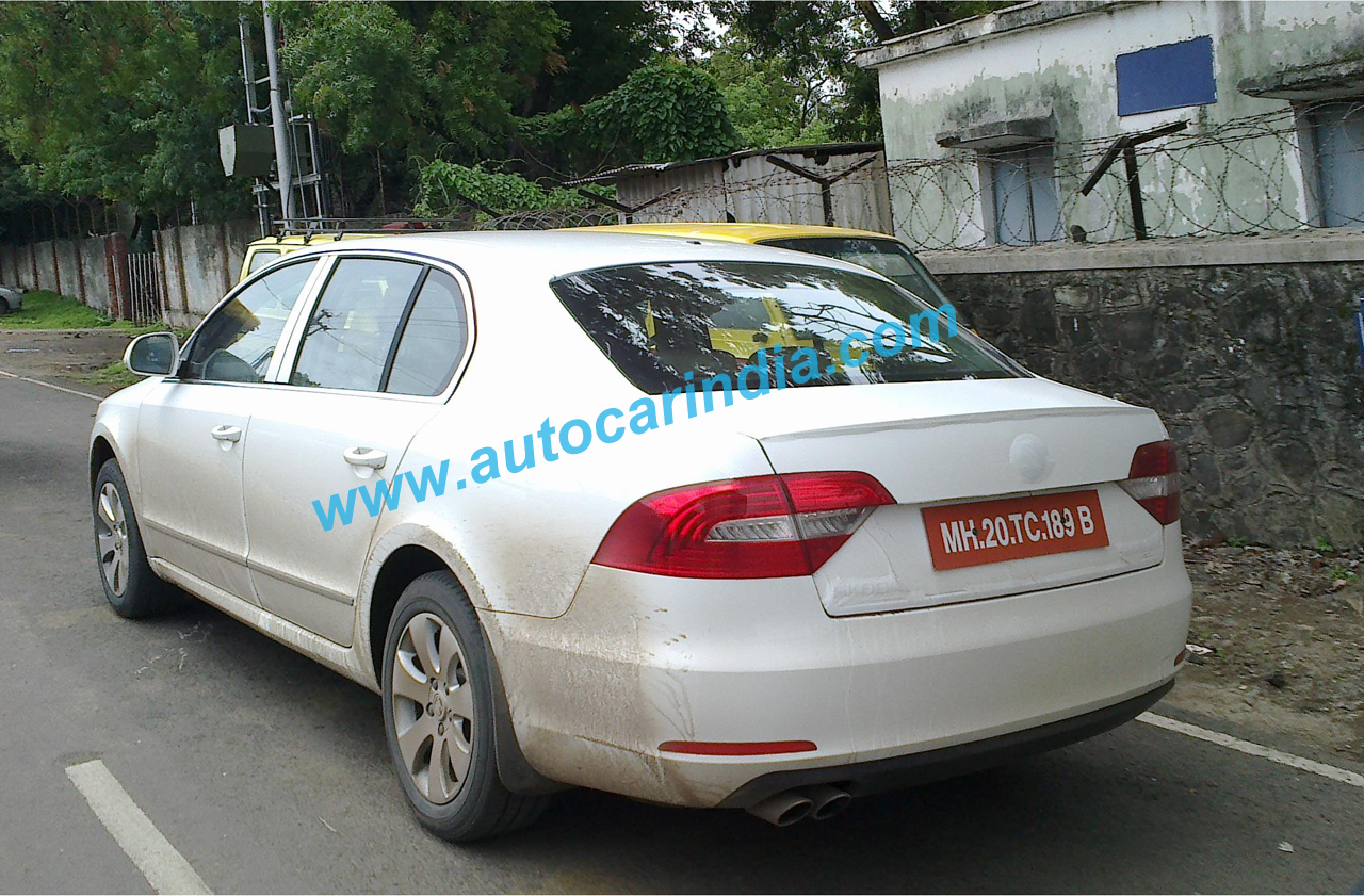 Skoda begins testing Superb facelift in India - Image 1